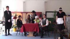 Theaterprobe des Kinder- und Jugendtheaters St. Michael zu ihrem neuesten Stück