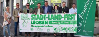 Am 25. September ist Stadt-Land Fest in Leoben