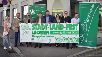 Am 25. September ist Stadt-Land Fest in Leoben