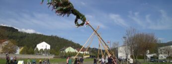 Maibaumaufstellen mit dem Trachtenverein Liesingtaler